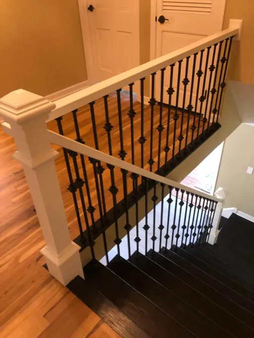 stairs and railings